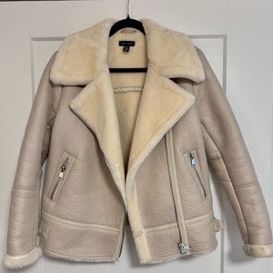 New Look Cream Teddy Jacket